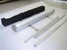 roll up banner stands