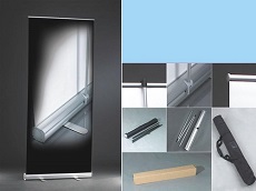 roll up banners stands