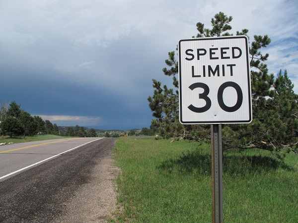 road sign banner