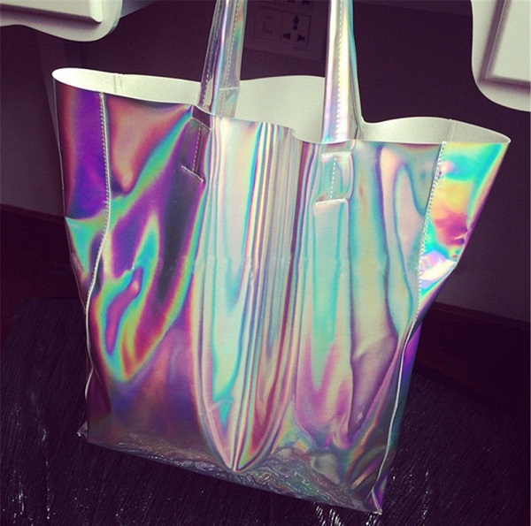 holographic handbag material