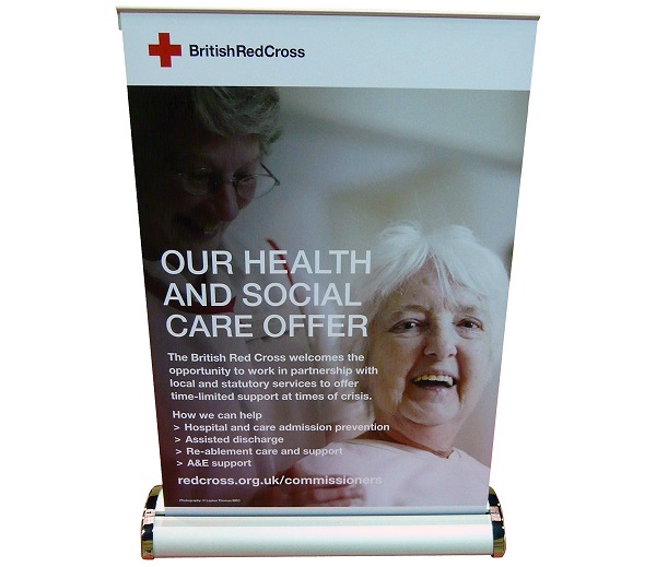 rollup banner display system