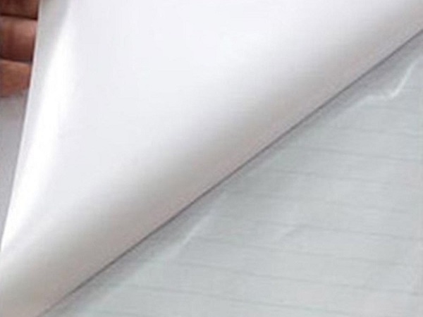 gloss white PVC label sticker 80um