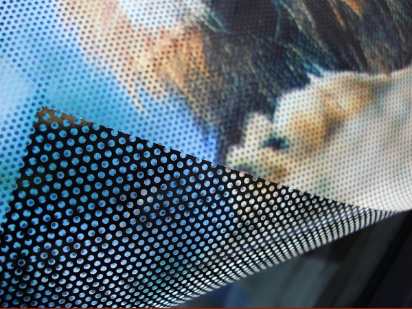 perforated cinyl film