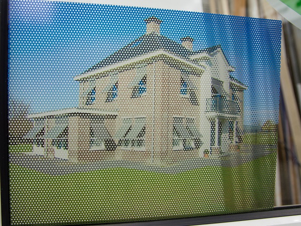two way vision vinyl film