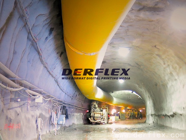Mining ventilation fabric