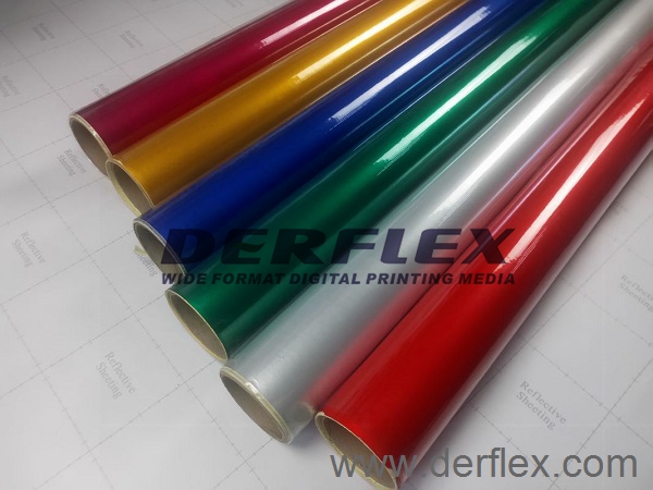 Advertising grade reflective film