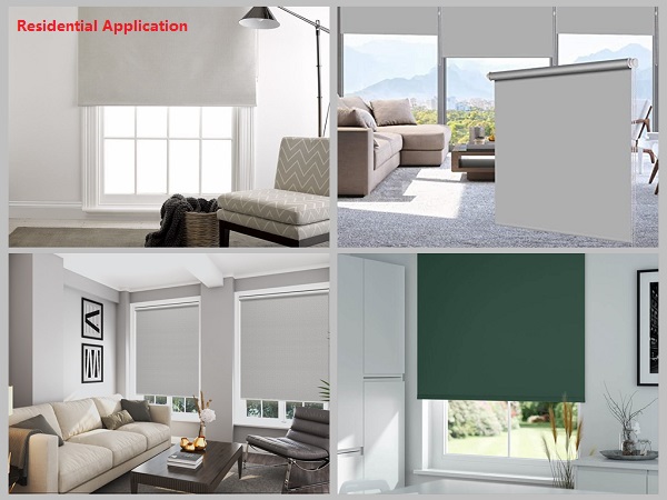 100% Blackout Fabric Shades 