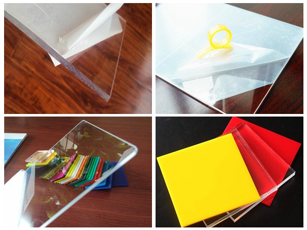 laminado de acrilico transparente
