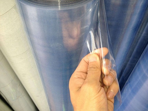 filme de PVC transparente