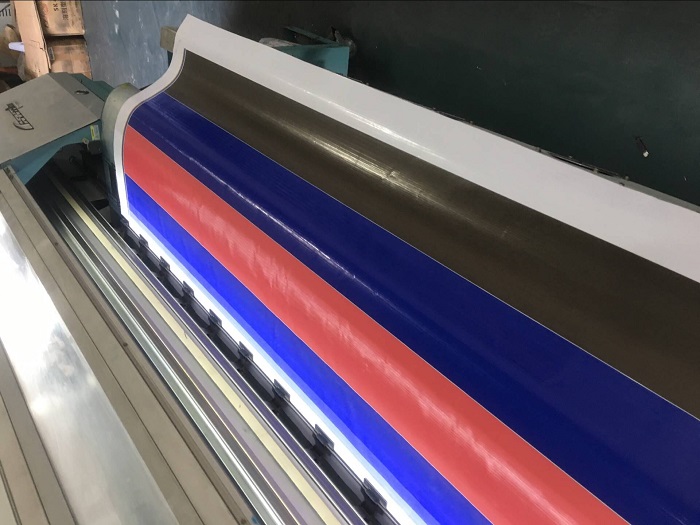 PVC revestido de material Lado banner