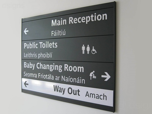 informational sign
