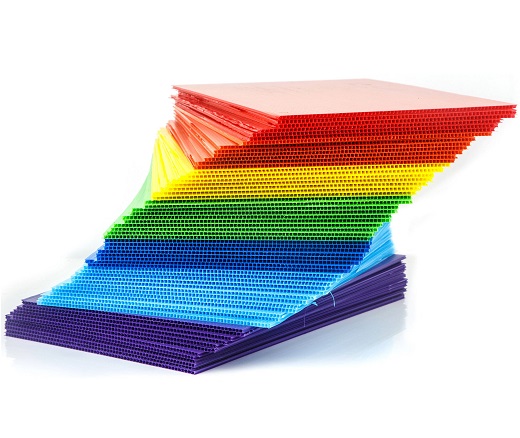 PP hollow sheet material