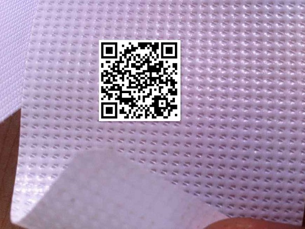 PVC perforated banner material