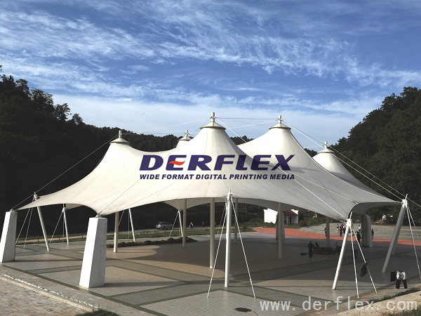 PVDF coated PVC tarpaulin