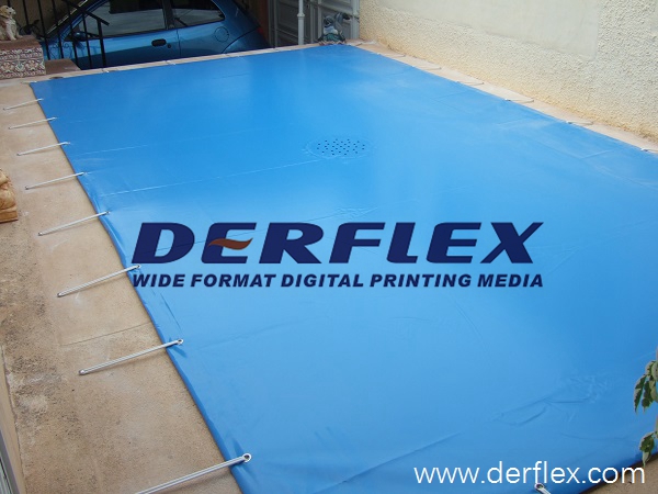 Bubble tarpaulin swimming cover fabric