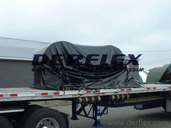 18oz PVC Waterproof Stockpile Cover Storage Tarps