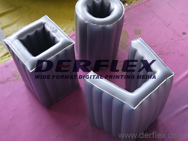 Three-dimensional square soft water bladder