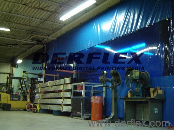 PVC curtain fabric