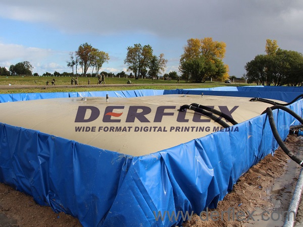 PVC coated tarpaulin water tank