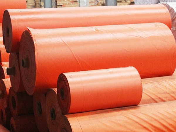 Feed conveyor belt PVC coated fabric