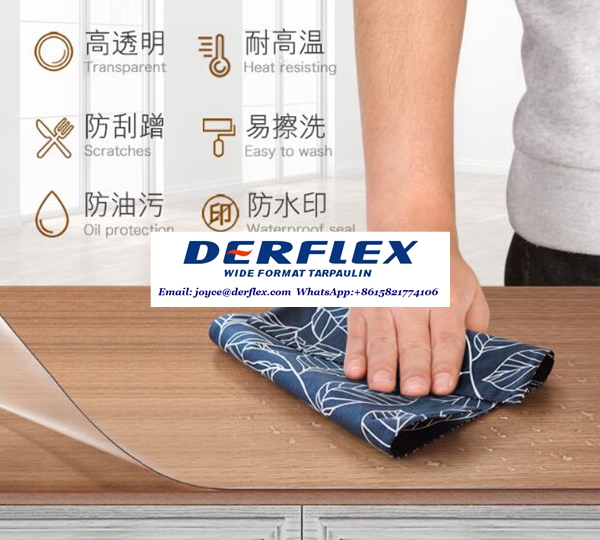 Clear PVC table cover