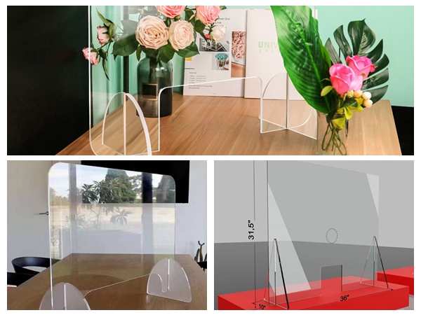 desk dividers clear