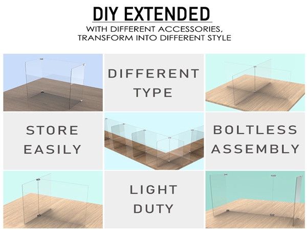 acrylic divider panels