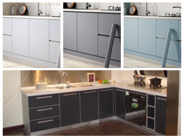 marble pattern kitchen wall film