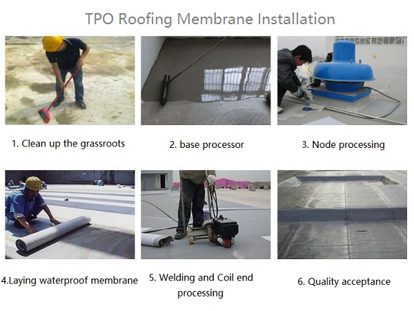 TPO roofing material