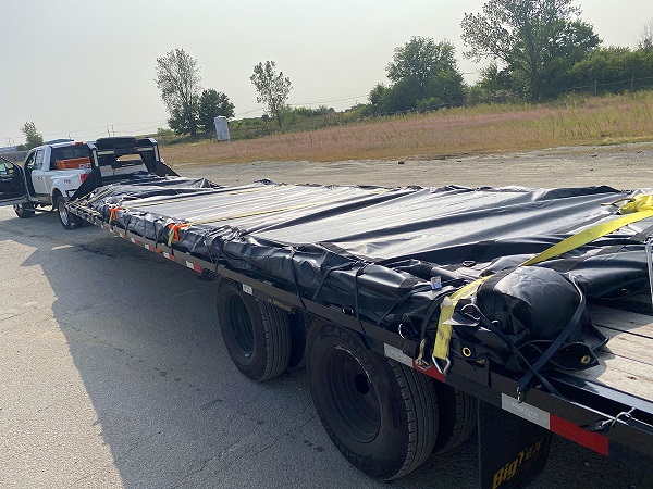 steel drop tarp
