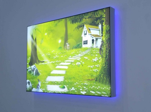 Coated backlit flex banner