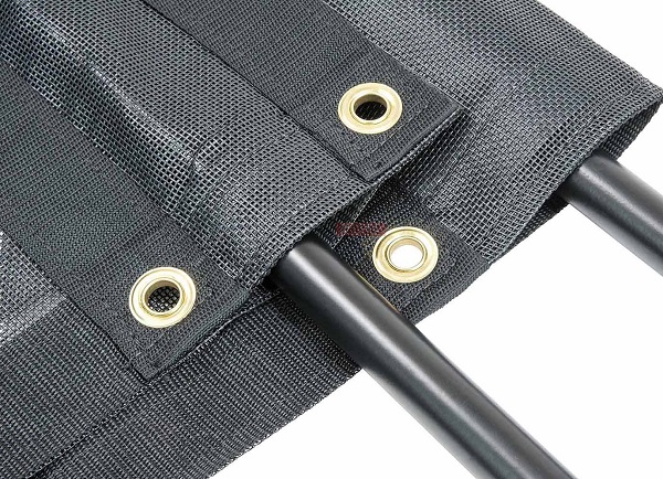 Vinyl coated mesh tarps