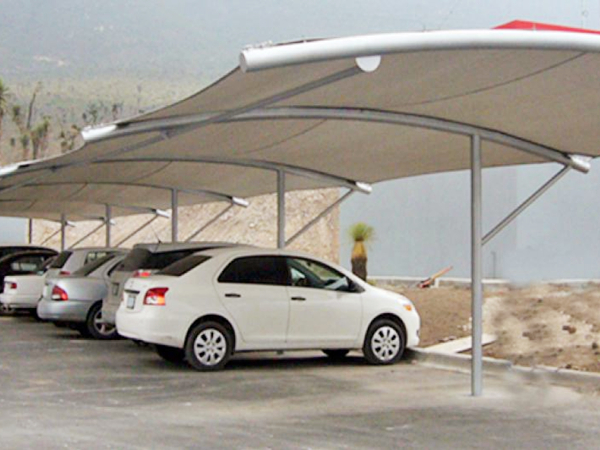 PVDF Architectural Textile for Parking Shades