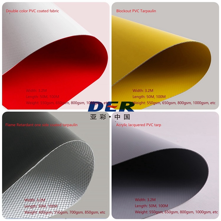 PVC coated polyester fabric