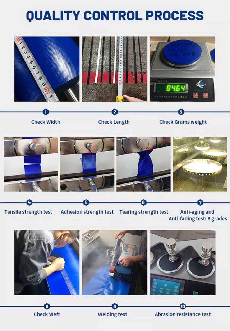 PVC coated canvas material
