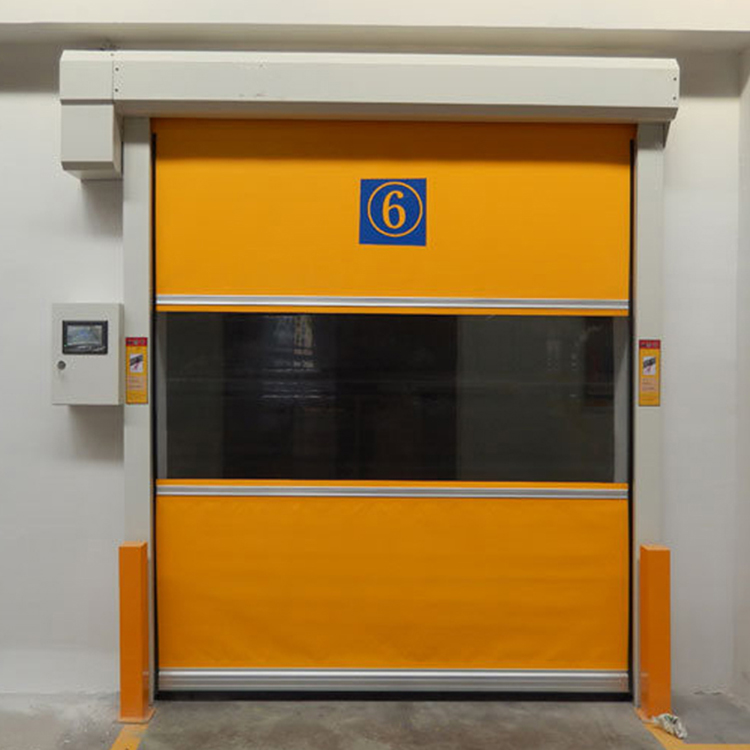 tejidos de PVC en puertas de alta velocidad