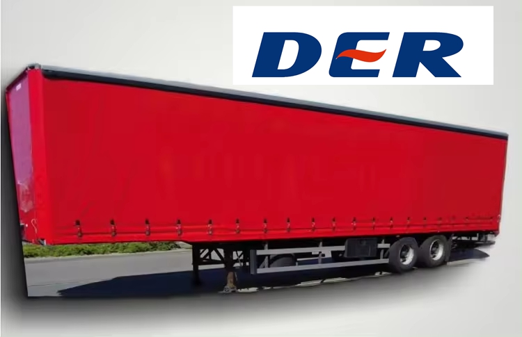DERFLEX PVC trailer tarpaulin for logistics trailers