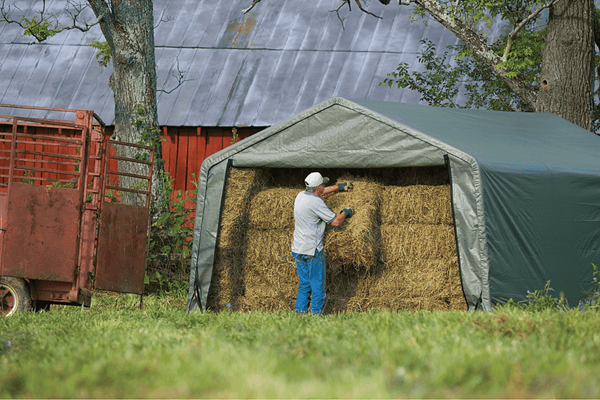 toldo/lona para cubrir pacas y forraje