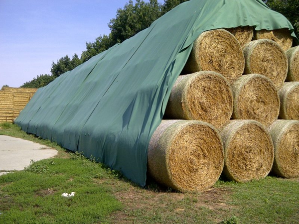 toldo/lona para cubrir pacas y forraje