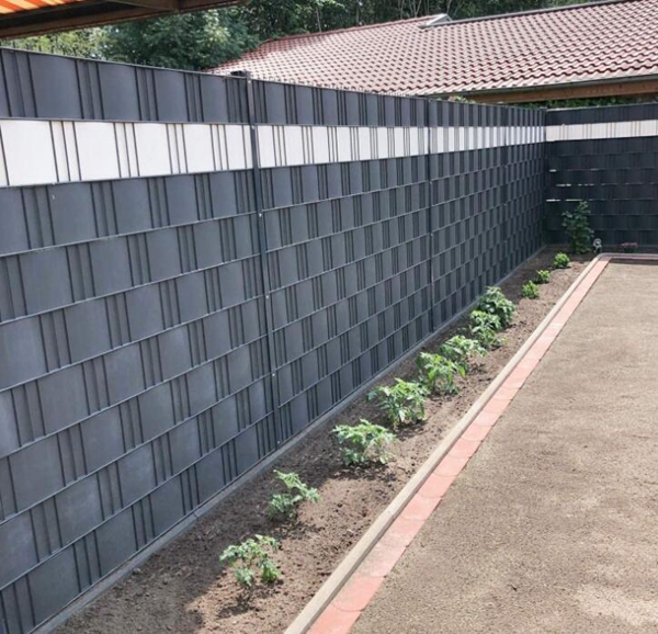 Lona pvc para valla de jardin