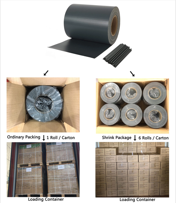 Lona pvc para valla de jardin