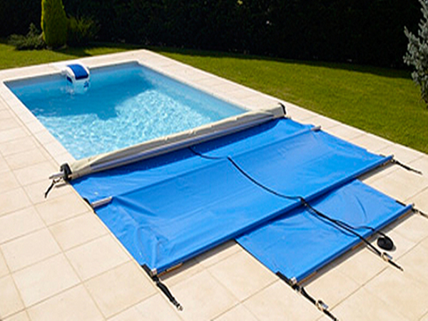 Lona pvc para cobertores de seguridad para piscinas