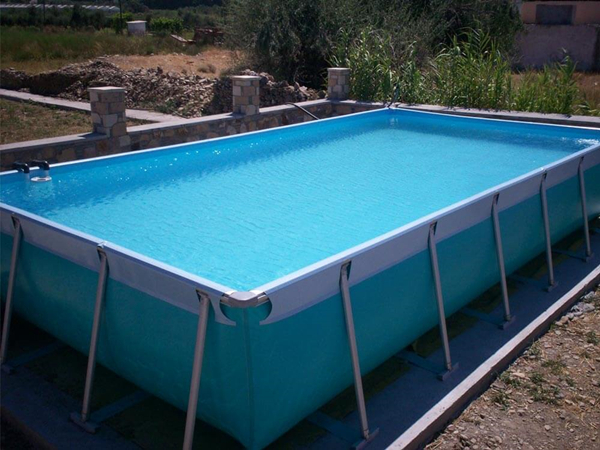 tela para piscina desmontable