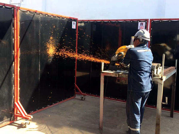 Biombos y Cortinas para Soldadura para pantalla de soldadura