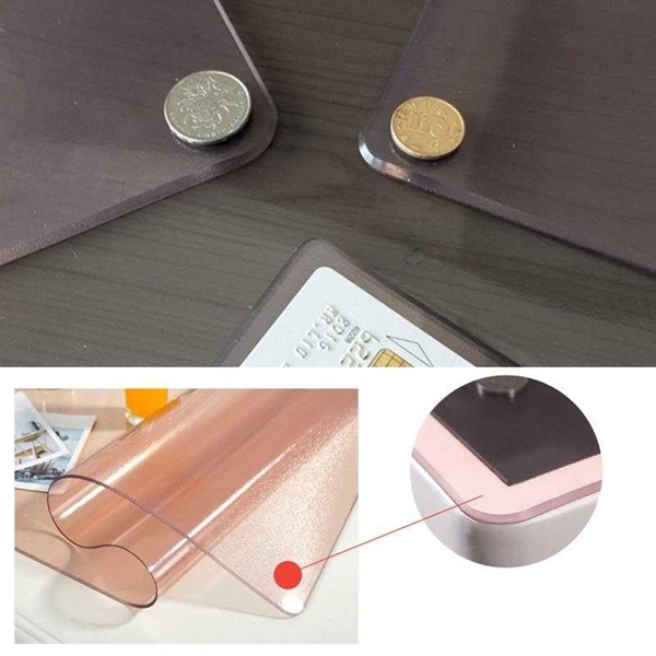 Mantel De boda transparente,cubierta De PVC, Mantel