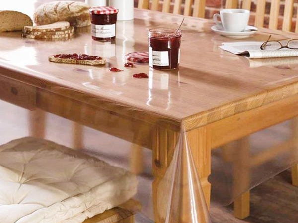 flexible de pvc láminas de plástico transparente para mantel