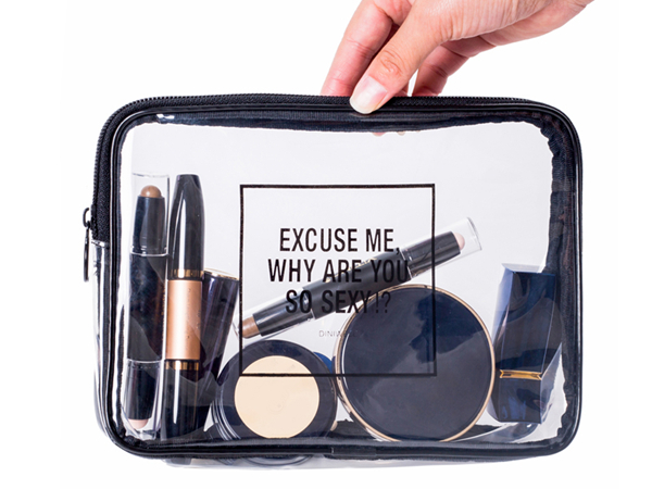 flexible de pvc láminas de plástico transparente para bolsa coméstica