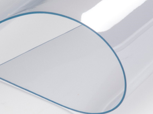 Lamina Transparente Flexible Pvc Cristal de Superficie Lisa