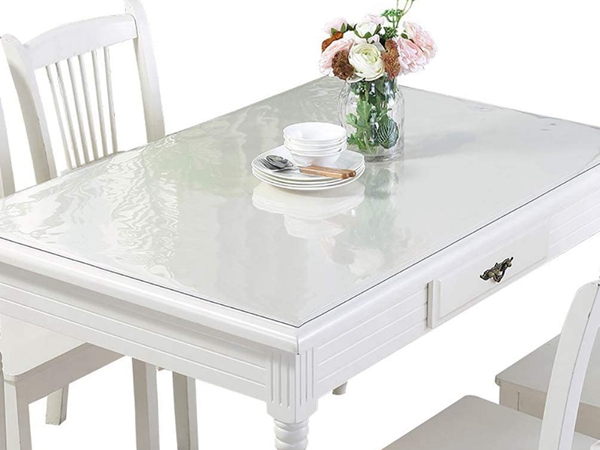 Mantel transparente de PVC para mesa