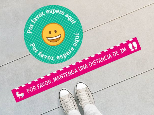 vinilos adhesivos para el suelo de alta solidez de colores